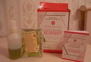 Применение прополиса гелиант