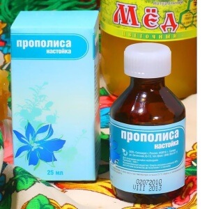 Настойка прополиса полезна при простудах