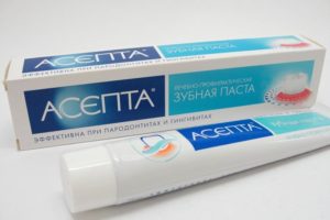 Зубная паста Асепта